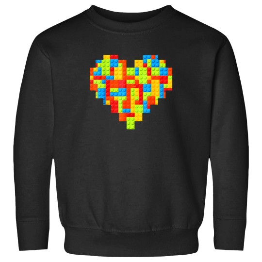 Discover mater builder block brick building valentine day boy Sweatshirts