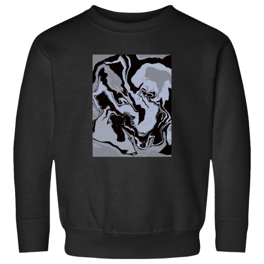 Discover Modern abstract pattern in swirl optics in black, blue and grey Sweatshirts