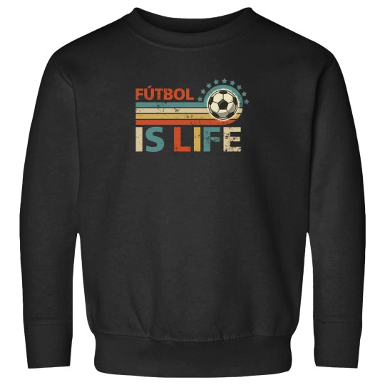 Discover Retro-Futbol-Is-Life T-Shirt Sweatshirts
