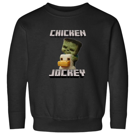 Discover Chicken Jockey Minecraft Movie Sweatshirts, Minecraft Movie Sweatshirts