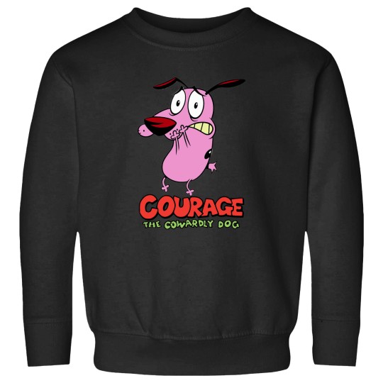 Discover scare The courage Pink color animalgift for fans Sweatshirts