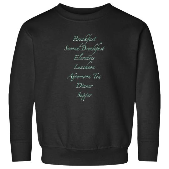 Discover Hobbit Meals Sweatshirts