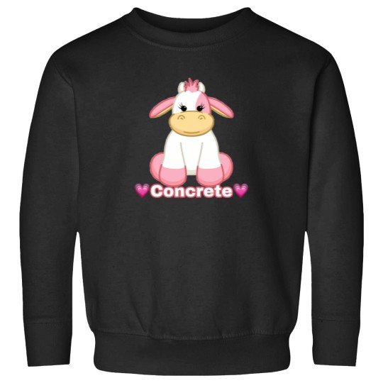 Discover Webkinz Pink Concrete Cow Meme  Sticker 5145 Sweatshirts