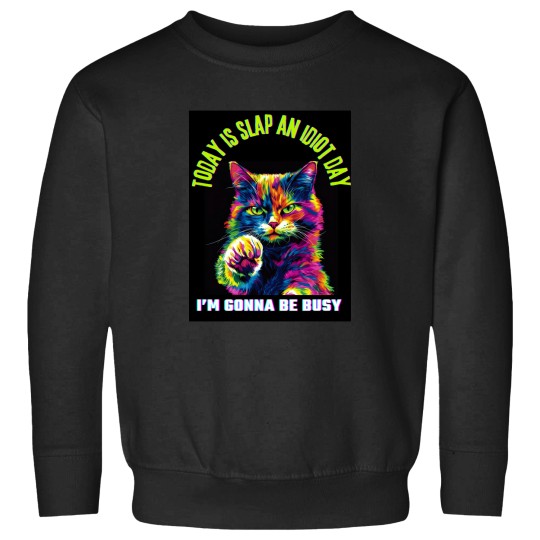 Discover Today is slap an idiot day Sweatshirts