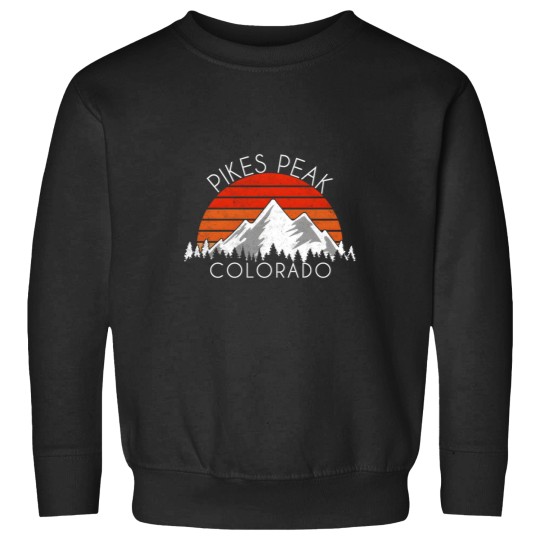 Discover Pikes Peak Colorado Distressed Sweatshirts