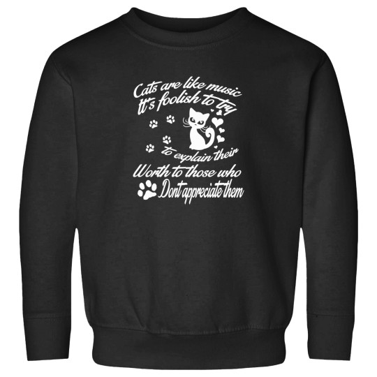 Discover Cats-Are-Like-Music-Tee T-Shirt Sweatshirts