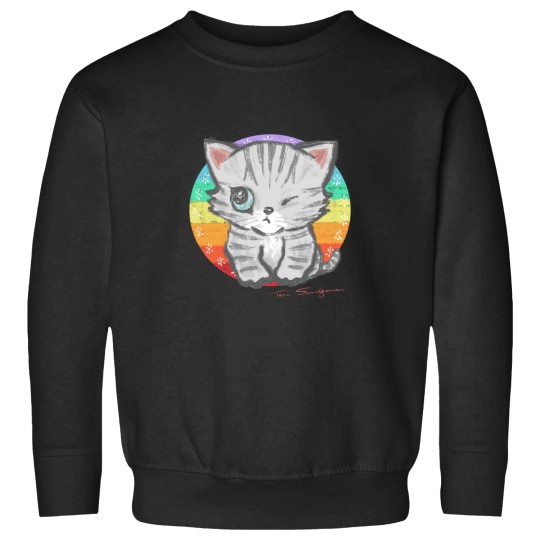 Discover Winking cat Sweatshirts