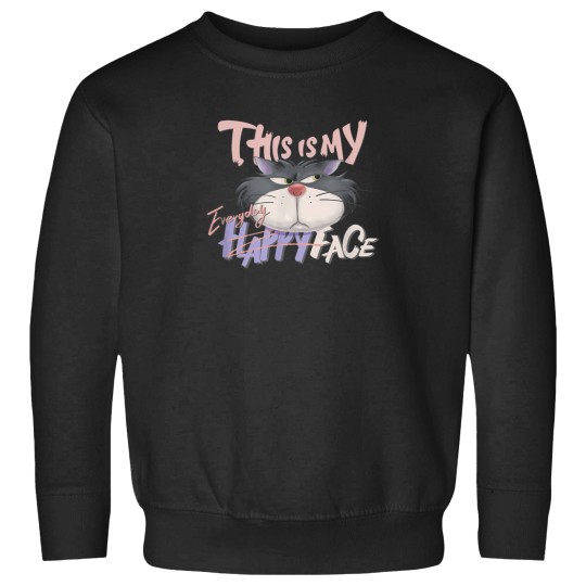 Discover Disneyyy-Villains-Lucifer-This-Is-My-Everyday-Happy-Face-Logo-T-Shirt Sweatshirts