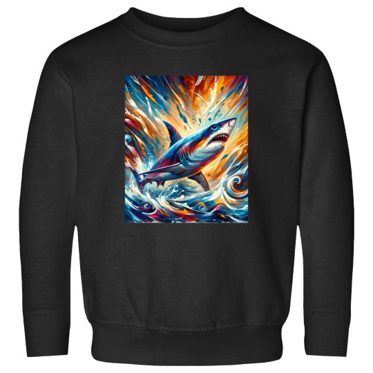 Discover Color Pop Shark Sweatshirts