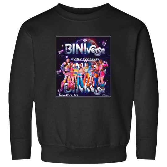 Discover BiniVerse World Tour 2025 Concert Sweatshirts, Bini Blooms Concert Sweatshirts, bini tour concert 2025