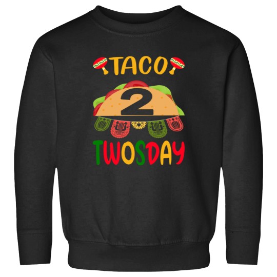 Discover Taco-Twosday-Taco-Twosday-Toddler-Dinosaur Sweatshirts