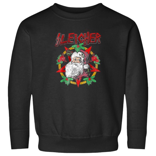 Discover Sleigher-Heavy-Metal-Santa-Claus-Christmas-Xmas T-Shirt Sweatshirts