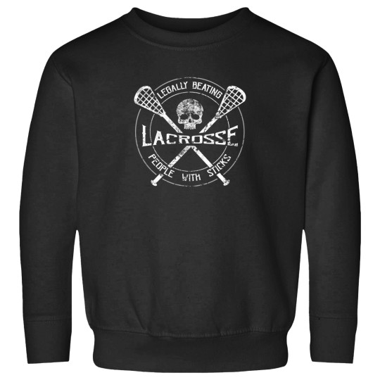 Discover Lacrosse-Legally-Beating-People-With-Sticks--Funny-Sports T-Shirt Sweatshirts