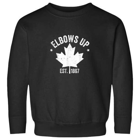 Discover Elbows Up Canada East 1867 Proud Canadian Independence Red Tee - Elbows Up Canada Est 1867 Cana Sweatshirts