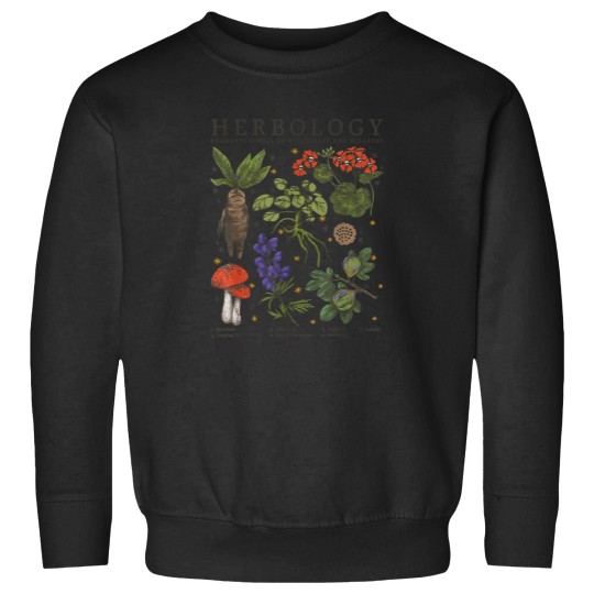Discover Harry Potter Herbology Plants Short Sleeve Sweatshirts