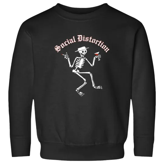 Discover Social Distortion Skull Art Sweatshirts