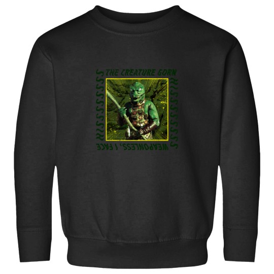 Discover startrek2020 The Original Series Weaponless, I Fight The Creature Gorn Sweatshirts