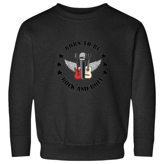 Discover Born To Be Rock and Roll Gifts Women Boys Men Girlss Sweatshirts
