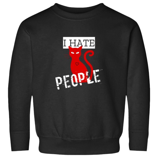 Discover Cat I hate people Sweatshirts