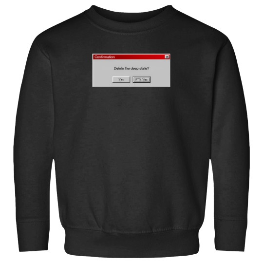 Discover Delete The Deep State Sticker 4427 Sweatshirts