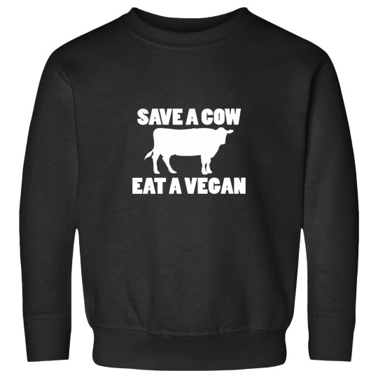 Discover Save a Cow Eat a vegans funnys Vegetarian Joke Sweatshirts