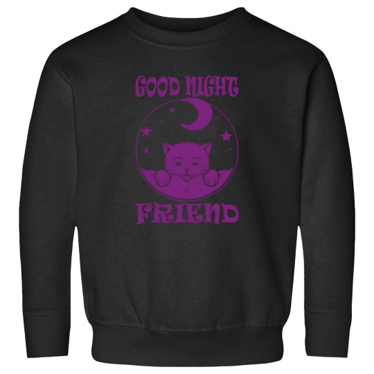 Discover Sleep Shirt Kitten Purple Sweatshirts