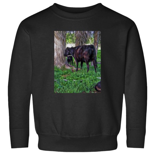 Discover Cow and Calf Unders Cottonwoods Sweatshirts