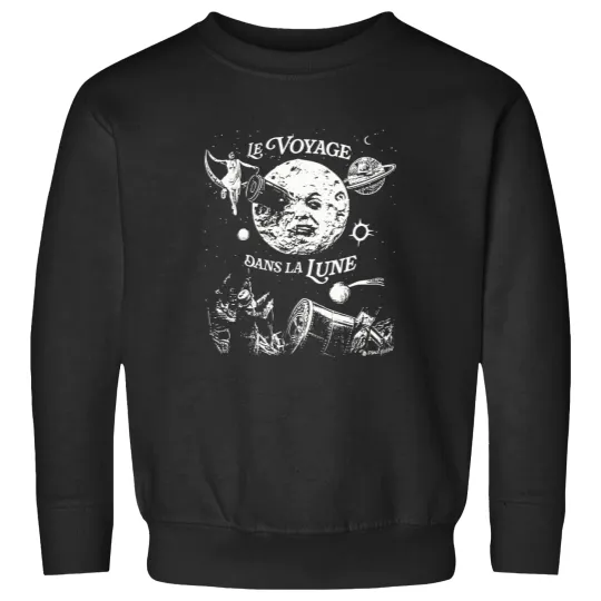 Discover A Trip To The Moon Le Voyage Dans La Lune 1902 Silent Film Unisex Classic Sweatshirts