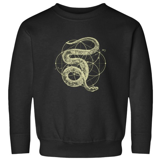 Discover The Dharma Store Sacred Geometry Seed Of Life Snake Sweatshirts