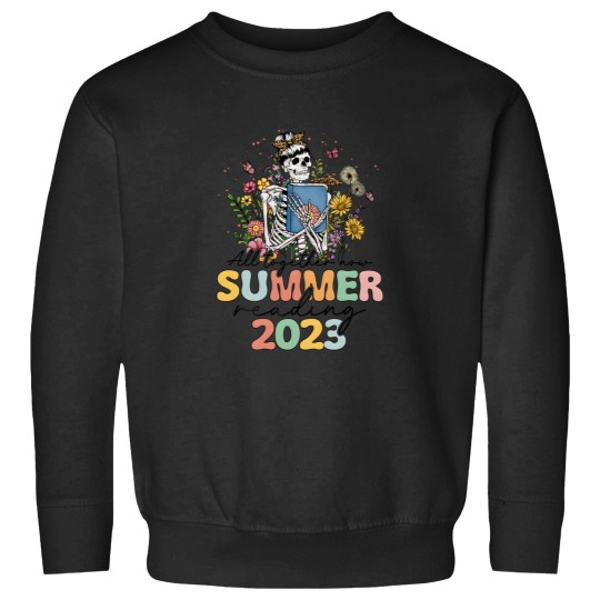 Discover All Together Now Summer Reading 2023 Leopard Skeleton Sweatshirts