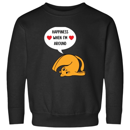 Discover Happiness-Is-A-Day-Spent-Hiking-With-My-Cat-Happiness-when-Im-aroundfunny-cat Sweatshirts