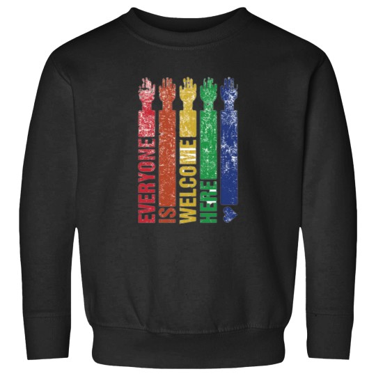 Discover Everyone Is Welcome Here 5 Sweatshirts