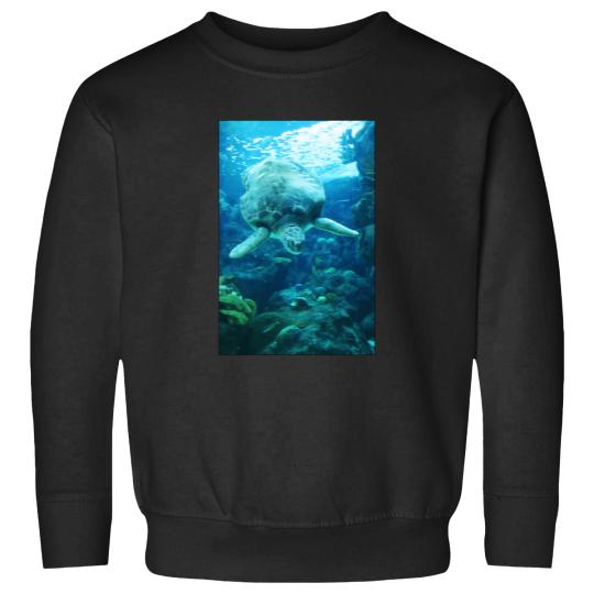 Discover Descending Sea Turtle Sticker 2442 Sweatshirts