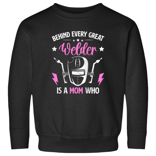 Discover Welder Mom Of A Welder Mother Proud Welder's Mom Sweatshirts