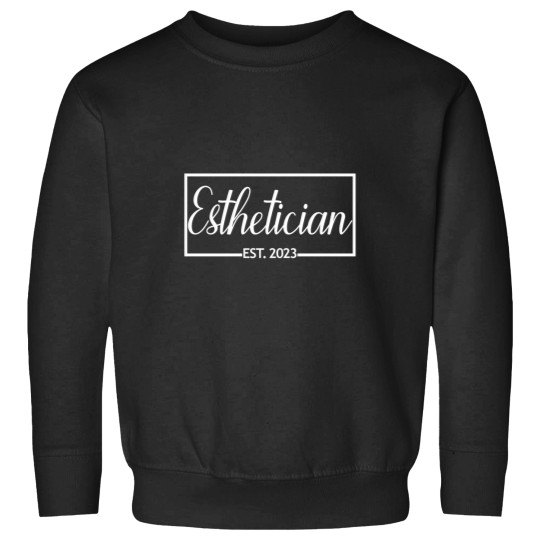 Discover Esthetician Est 2023 Graduation New Skin Care Specialist Sweatshirts