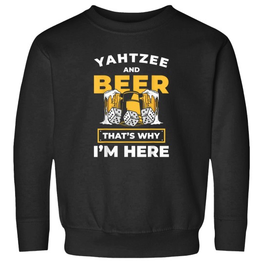 Discover Yahtzee-And-Beer-Dice-Game-Night-T-Shirt Sweatshirts