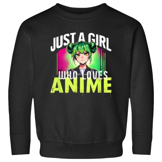 Discover Just A Girl Who Loves Anime Anime Lover Sweatshirts