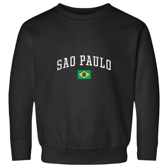 Discover Sao Paulo Brasil Country Flag Vacation Sweatshirts