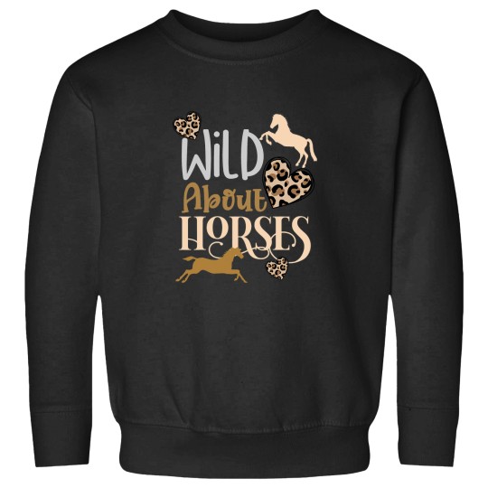 Discover Horse Pet Wild About Horses Horse Lover Horseback Riding Equestrian Sweatshirts