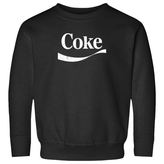 Discover Coca-Cola-Distressed-Original-Logo-Pullover-Hoodie T-Shirt Sweatshirts