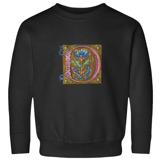 Discover Initial manuscript art — medieval art - Illuminated manuscripts art Sweatshirts