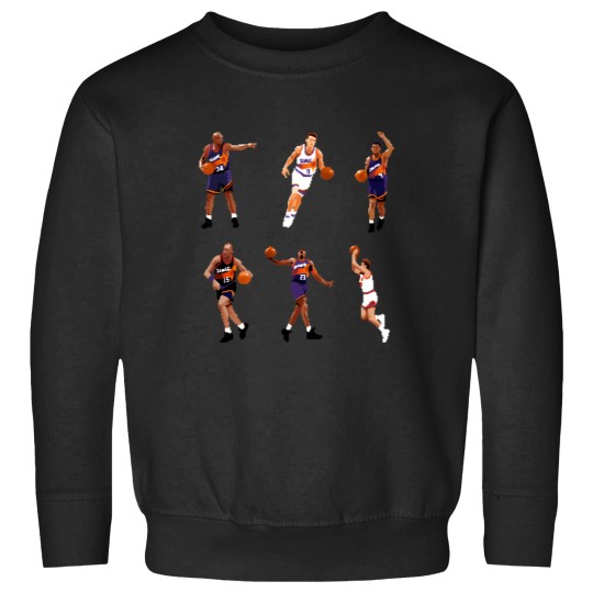 Discover Phoenix Legends 90s Sticker Collection (Charles Barkley Kevin Johnson Dan Majerle Danny Manning Cedric Ceballos Tom Chambers) Qiangy Sweatshirts