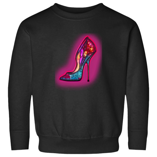 Discover Neons pink and blue high heel Sweatshirts