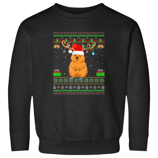 Discover Quokka Lover Santa Matching Ugly Christmas Sweatshirts