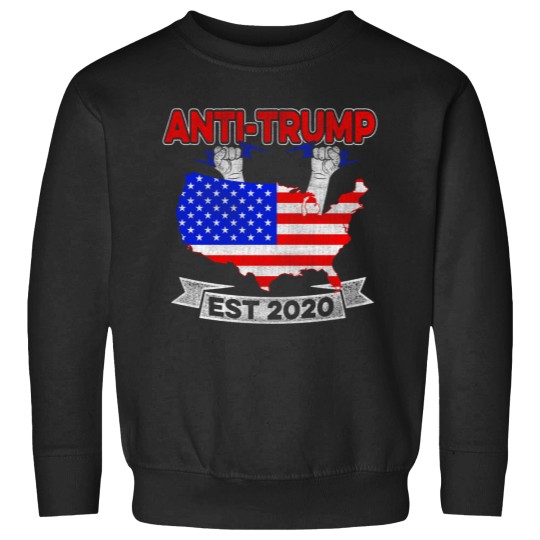 Discover Anti-trump 2020 Protest Flag Against Trump Usa Election Sweatshirts