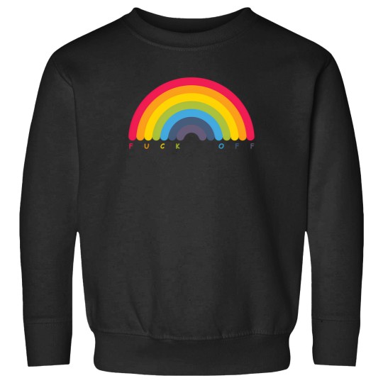 Discover Rude Rainbow Baseball Â¾ Sleeve T Tee Sweatshirts