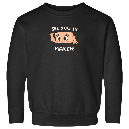Discover Pregnancy-Mom-Mother-See-You-In-March-T-Shirt Sweatshirts