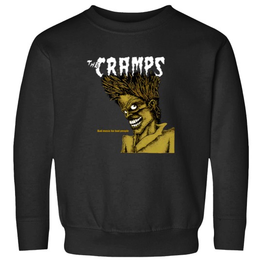 Discover The Cramps Unisex Sweatshirts: Bad Music For Bad People (Black)