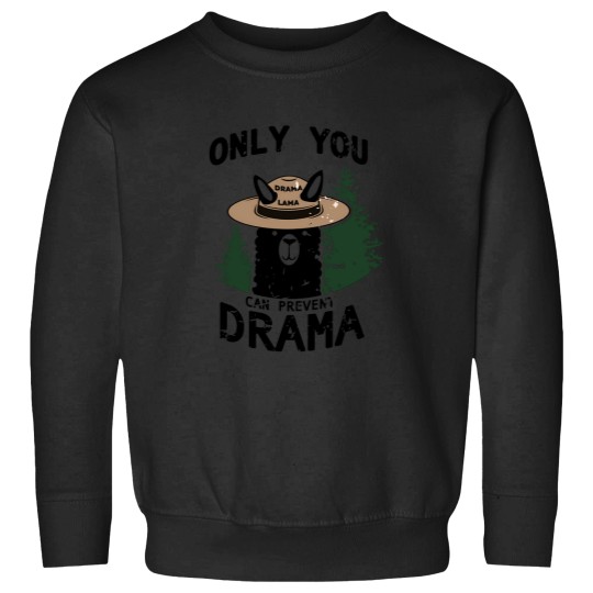 Discover Only You Can Avoid the Drama, Llama Smokey Parody, Llama Super Soft Sweatshirts
