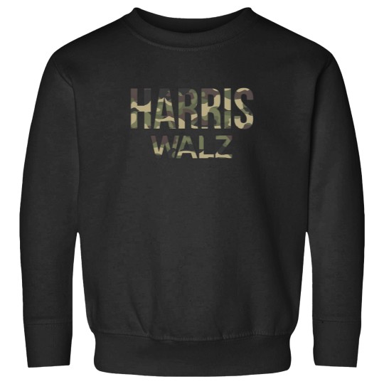 Discover Kamala Harris Walz Election 2024 Sweatshirts, Camouflage, Hunters white